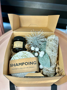 Boite cadeau avec shampooing