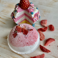 Bombe de bain Shortcake Fraise&Vanille